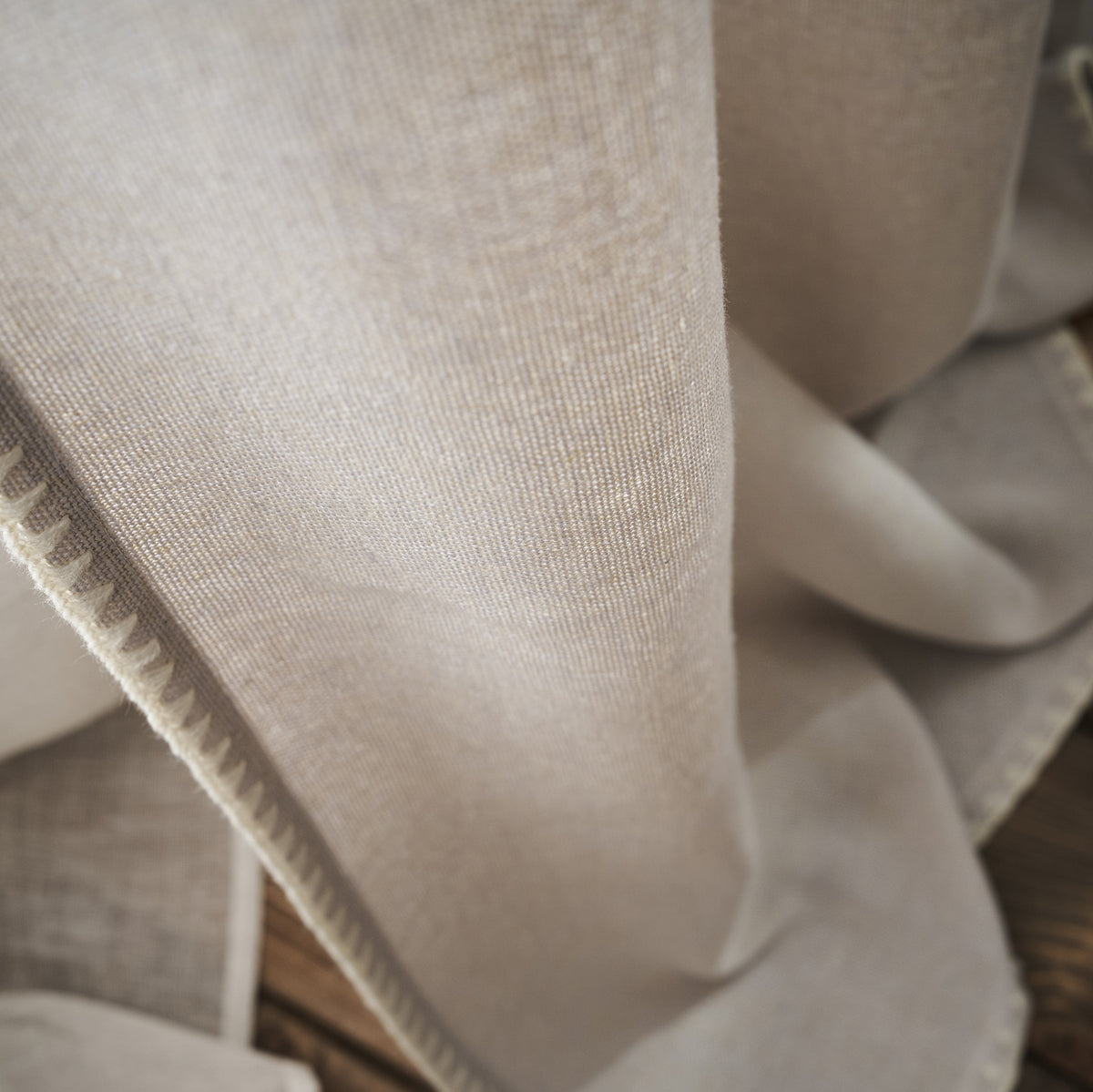 Curtain with studs 140x280cm Pundo Water Grey 436/34