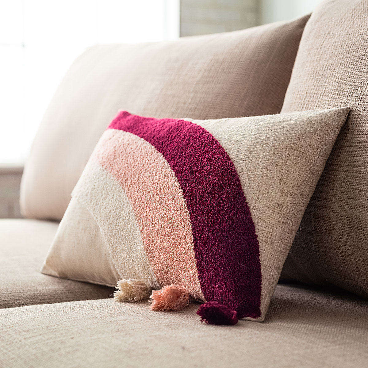 Pillowcase 30x45cm Iris Cherry Pink Ecru 242