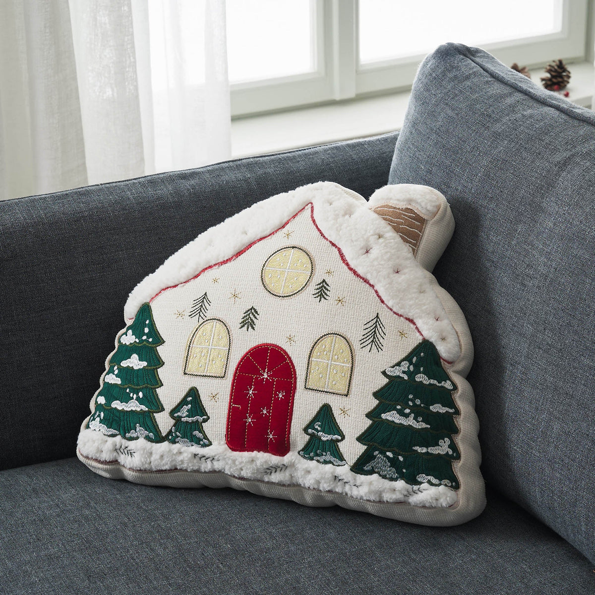 Μαξιλαράκι με γέμισμα 38x46cm Xmas 279