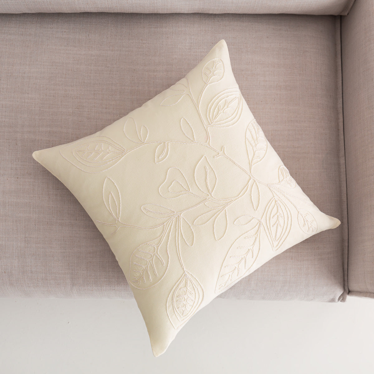 Μαξιλαροθήκη 43x43cm Light veil Vanilla 381/05