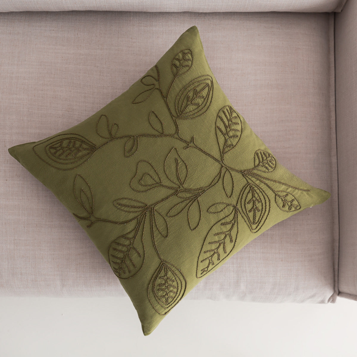 Pillowcase 43x43cm Pale Nature Green 381/ 30