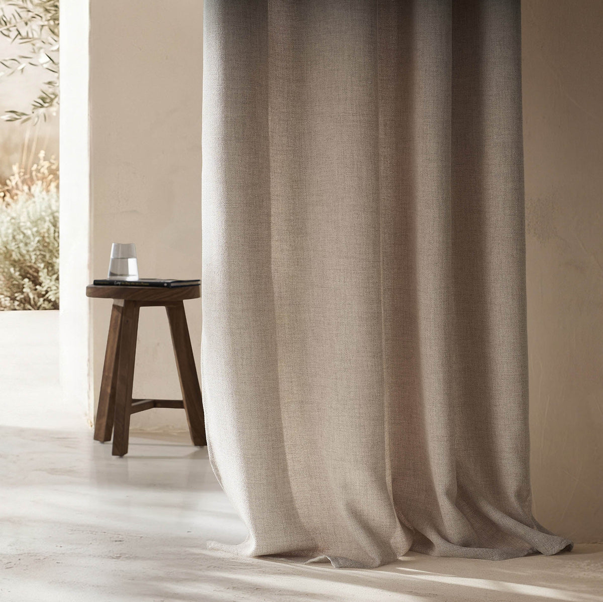 Κουρτίνα με τρουκς 140x280cm Magna Beige 495