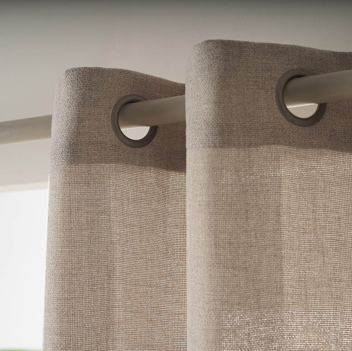 Κουρτίνα με τρουκς 140x280cm Magna Beige 495
