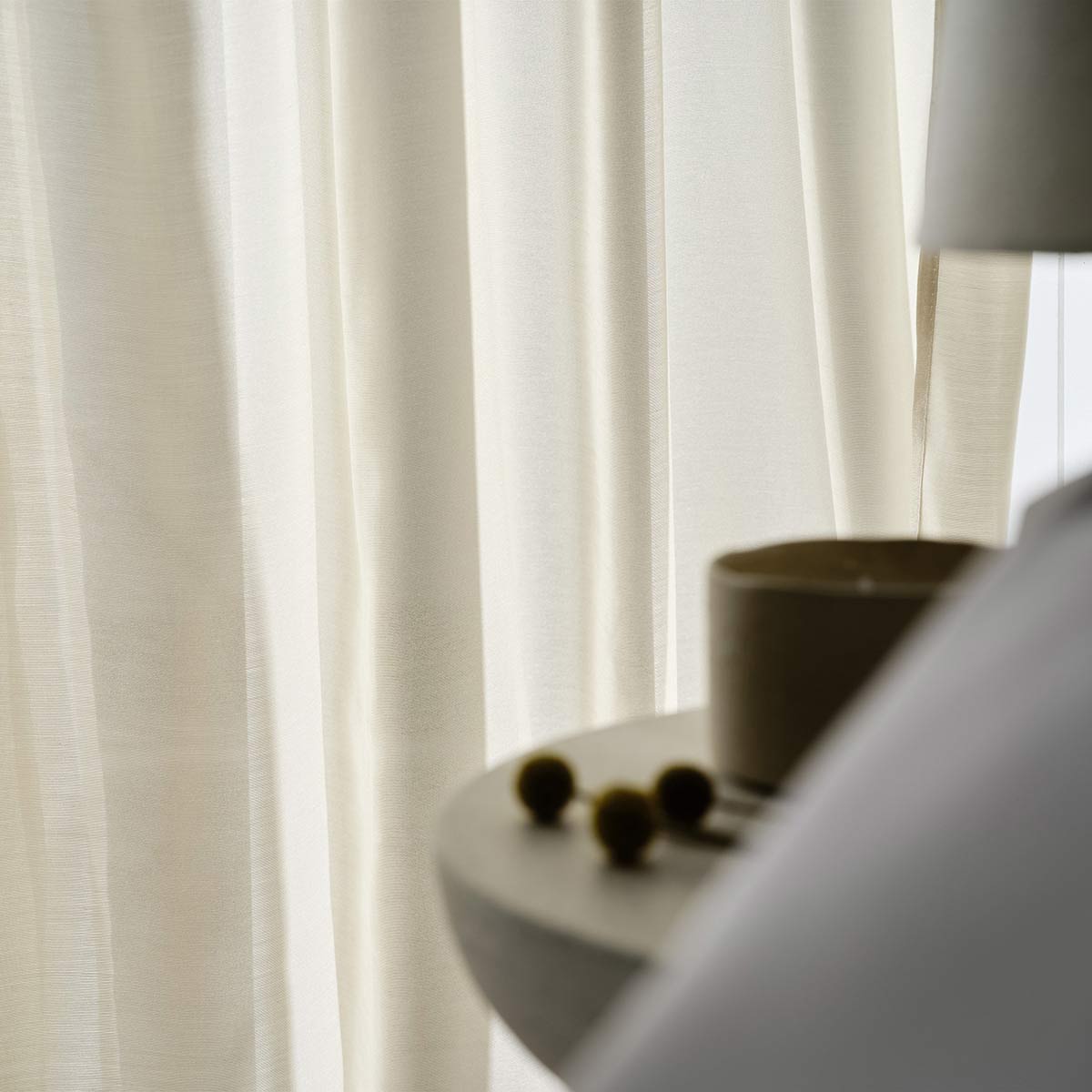 Curtain with shirring Renata Beige 506/06