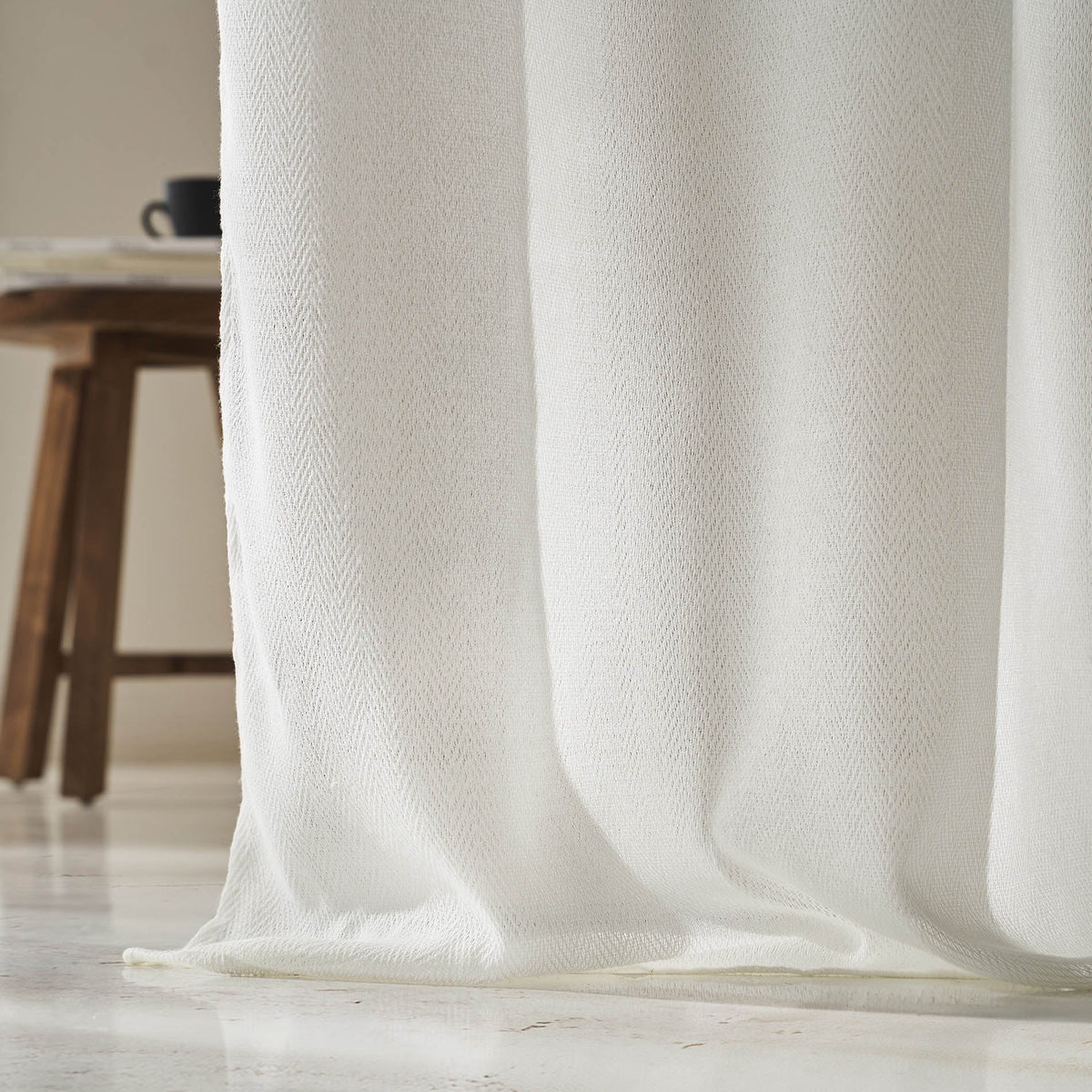 Curtain with studs Velmira OffWhite 509