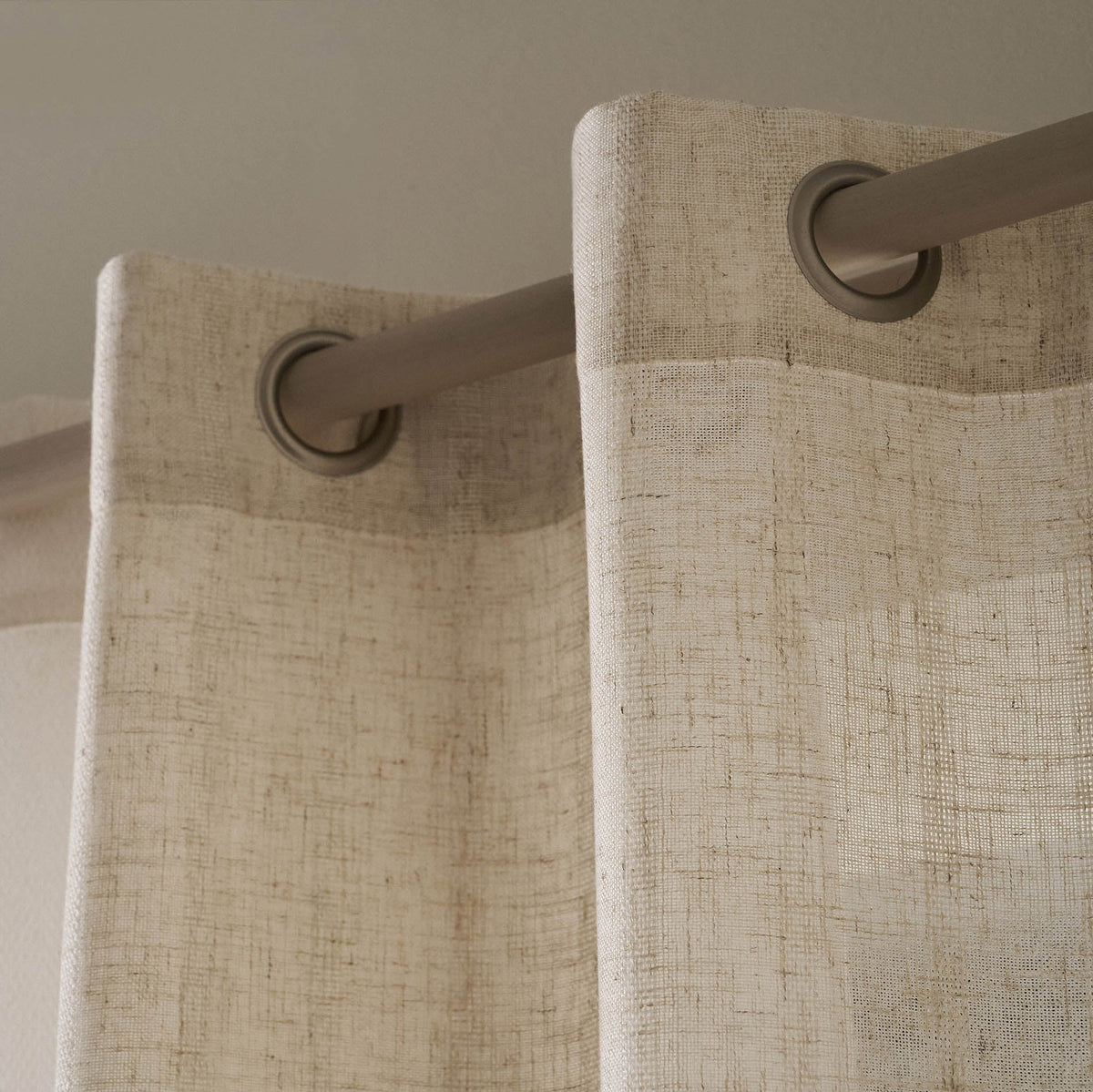 Κουρτίνα με τρουκς 140x280cm Nysera Linen 705