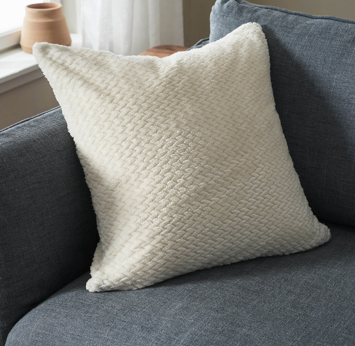 Μαξιλαροθήκη 50x50cm Cinnabar Ecru 115/05