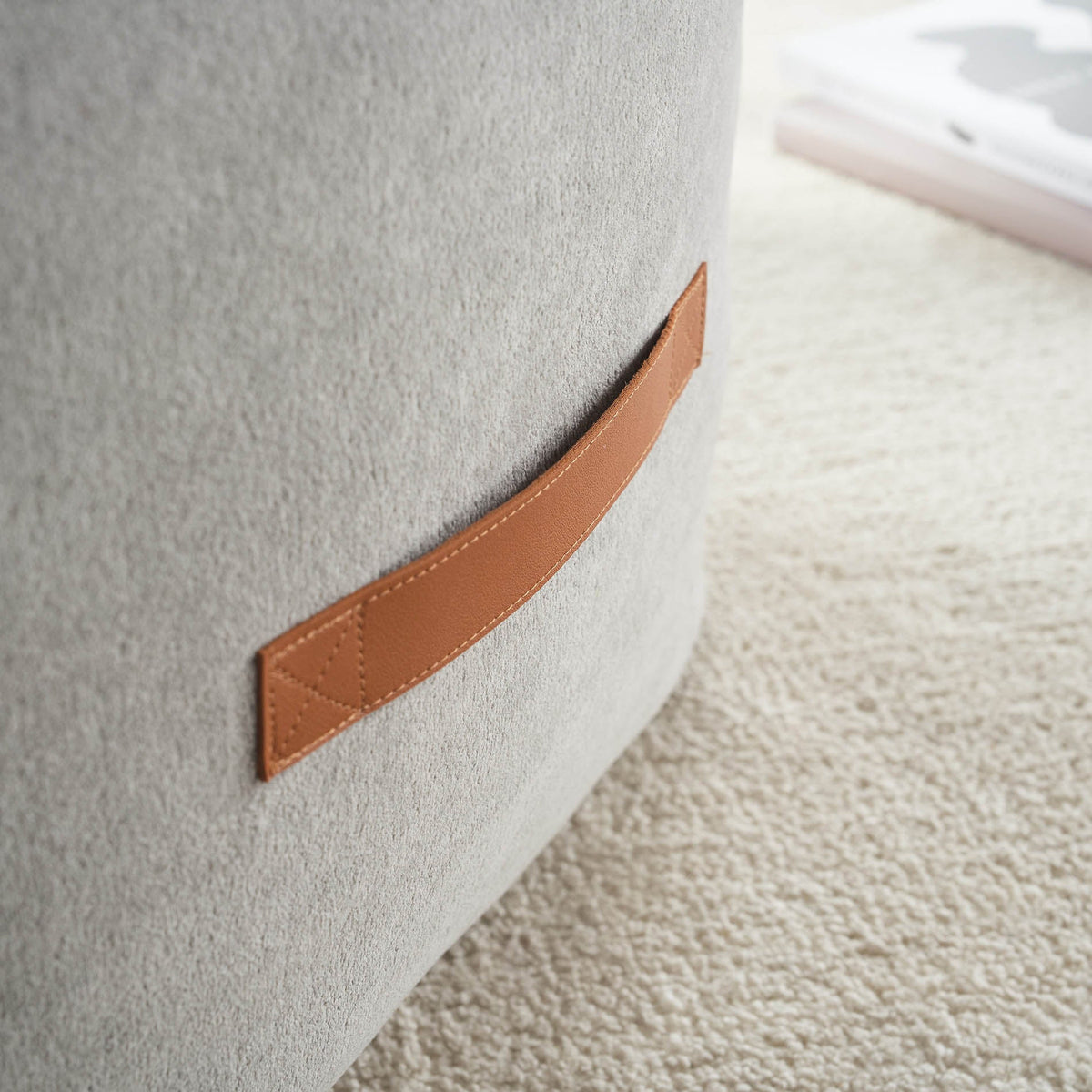 pouf 40x50x50cm Nadinia Fog Grey 137/15
