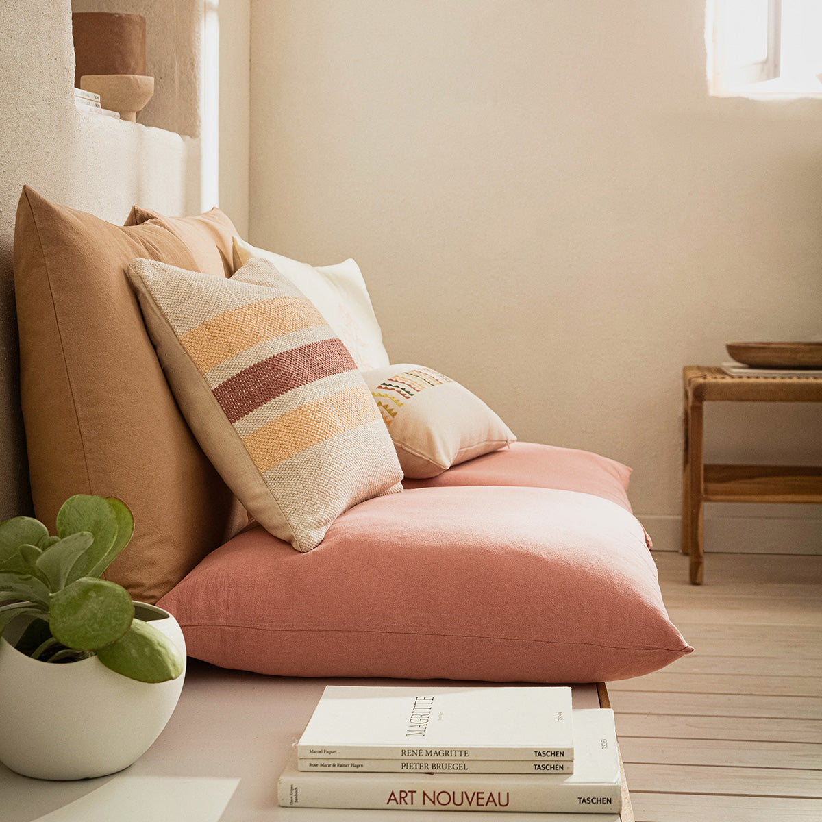 Pillowcase 65x65cm Light veil Apple pink 309/ 17