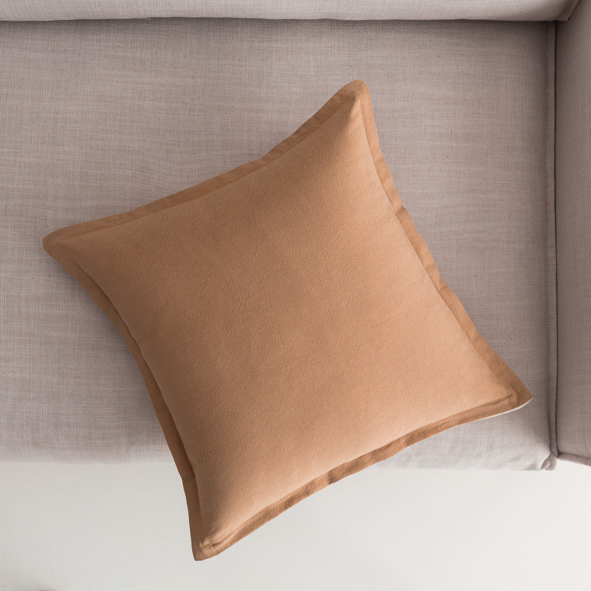 Pillowcase 43x43cm Light veil Jute/Vanilla 309/ 36