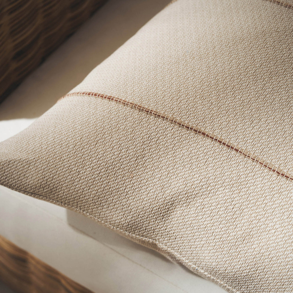 Pillowcase 43x43cm Rabia Beige/Clay 321/02