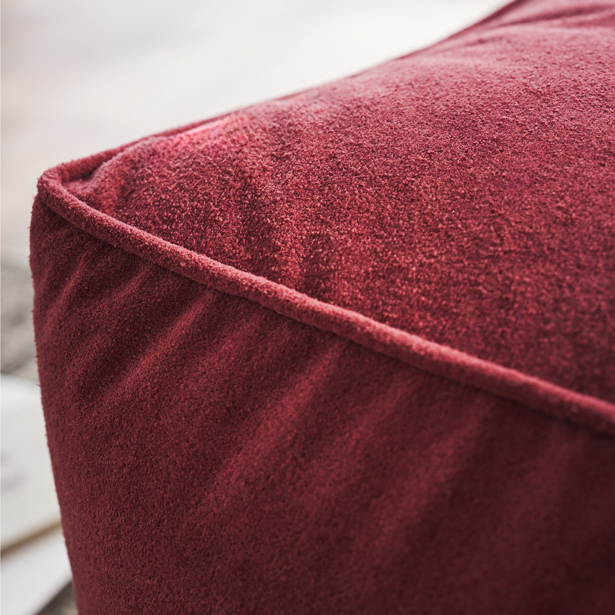 pouf 40x50x50cm Mirabelle Spice Red 461/02