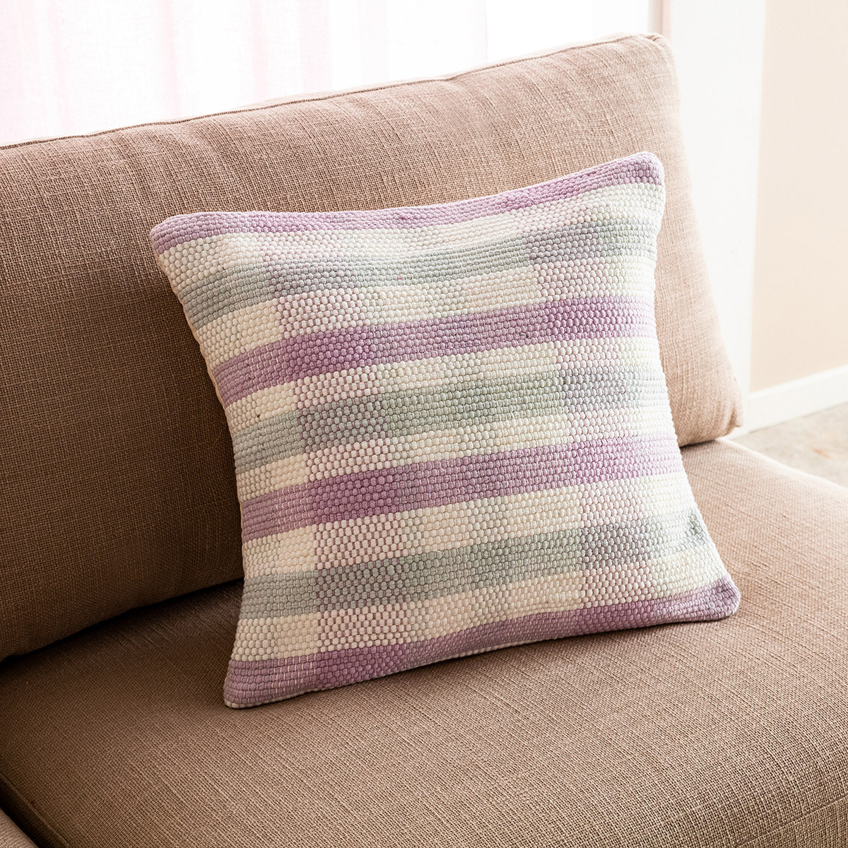 Pillowcase 43x43cm Tic-tac-toe Lilac 477