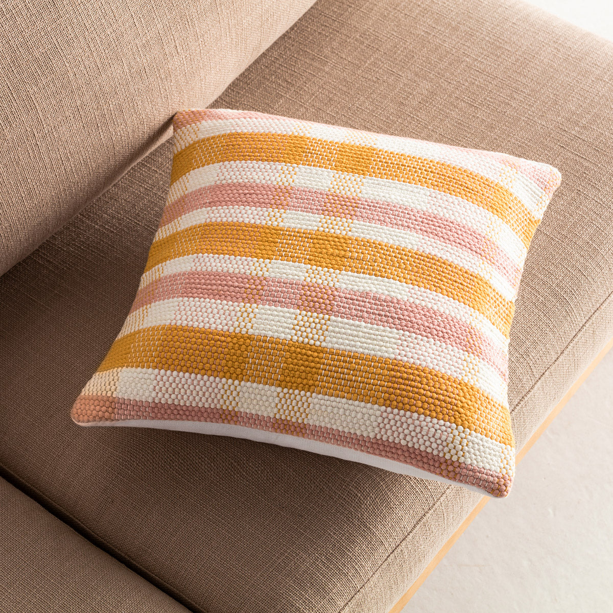 Pillowcase 43x43cm Tic-tac-toe Salmon 477