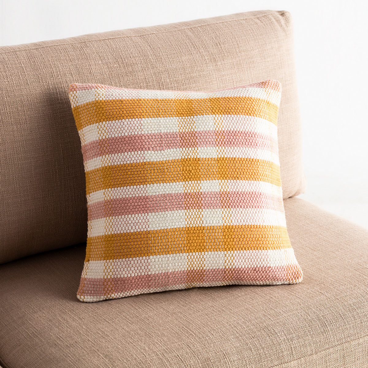 Pillowcase 43x43cm Tic-tac-toe Salmon 477