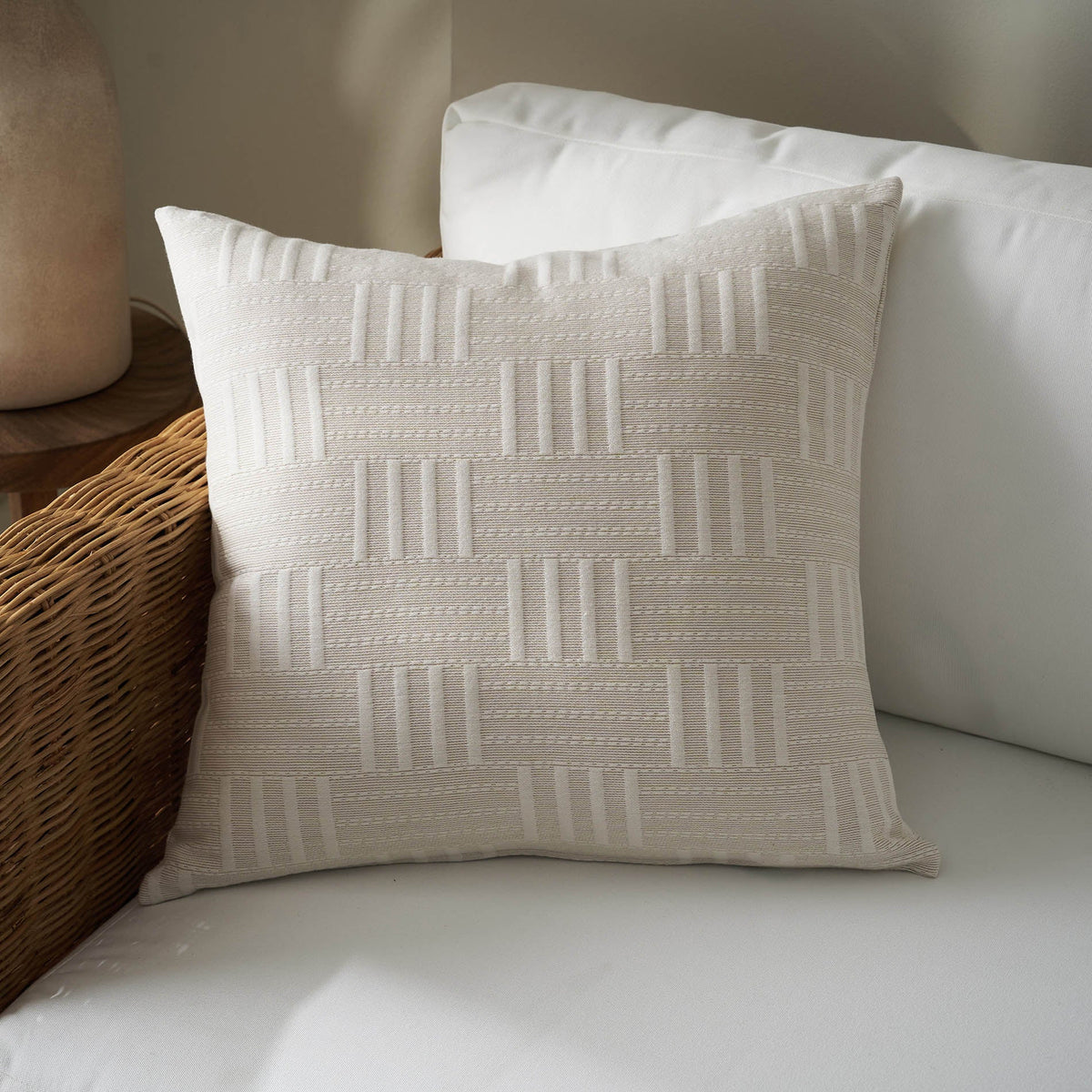 Pillowcase 50x50cm Calyra Natural Beige 654/06