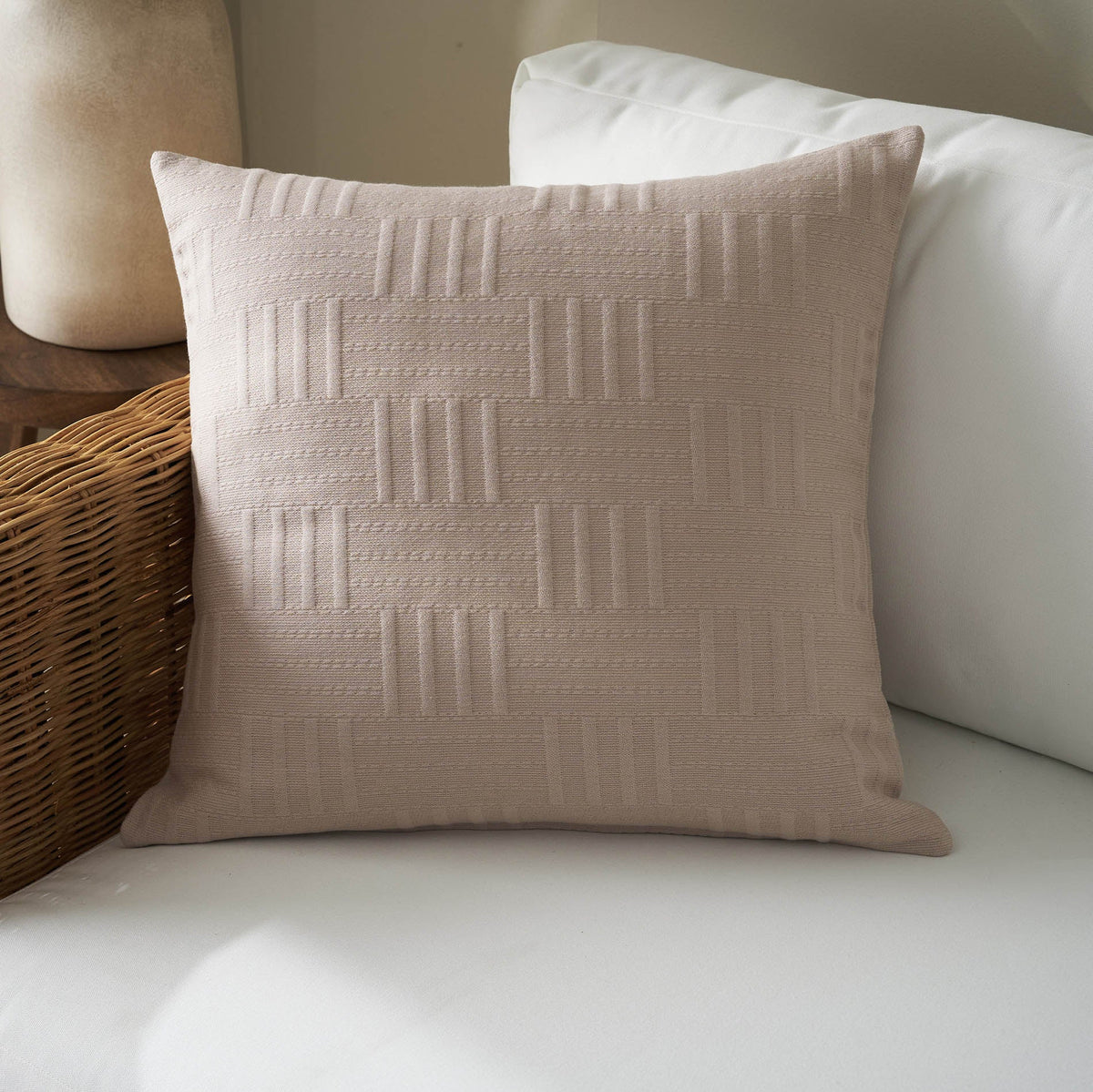 Pillowcase 50x50cm Calyra Warm Beige 654/21