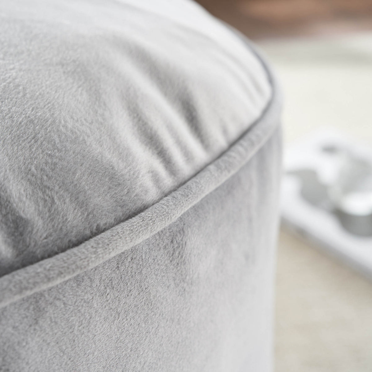 pouf 40x50x50cm Winter Cloud Grey 711/34