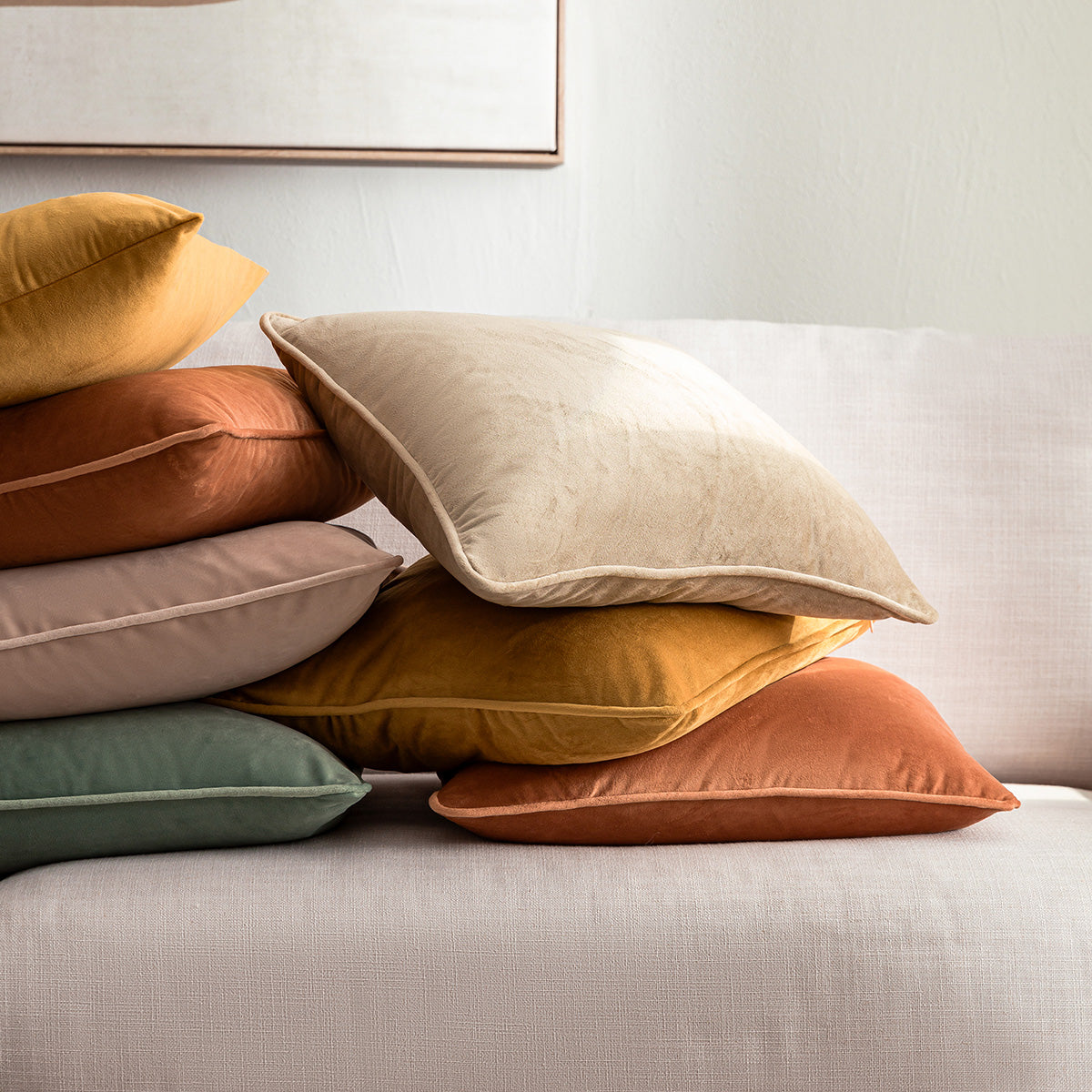 Μαξιλαροθήκη 43x43cm Winter Shell Beige 711/47