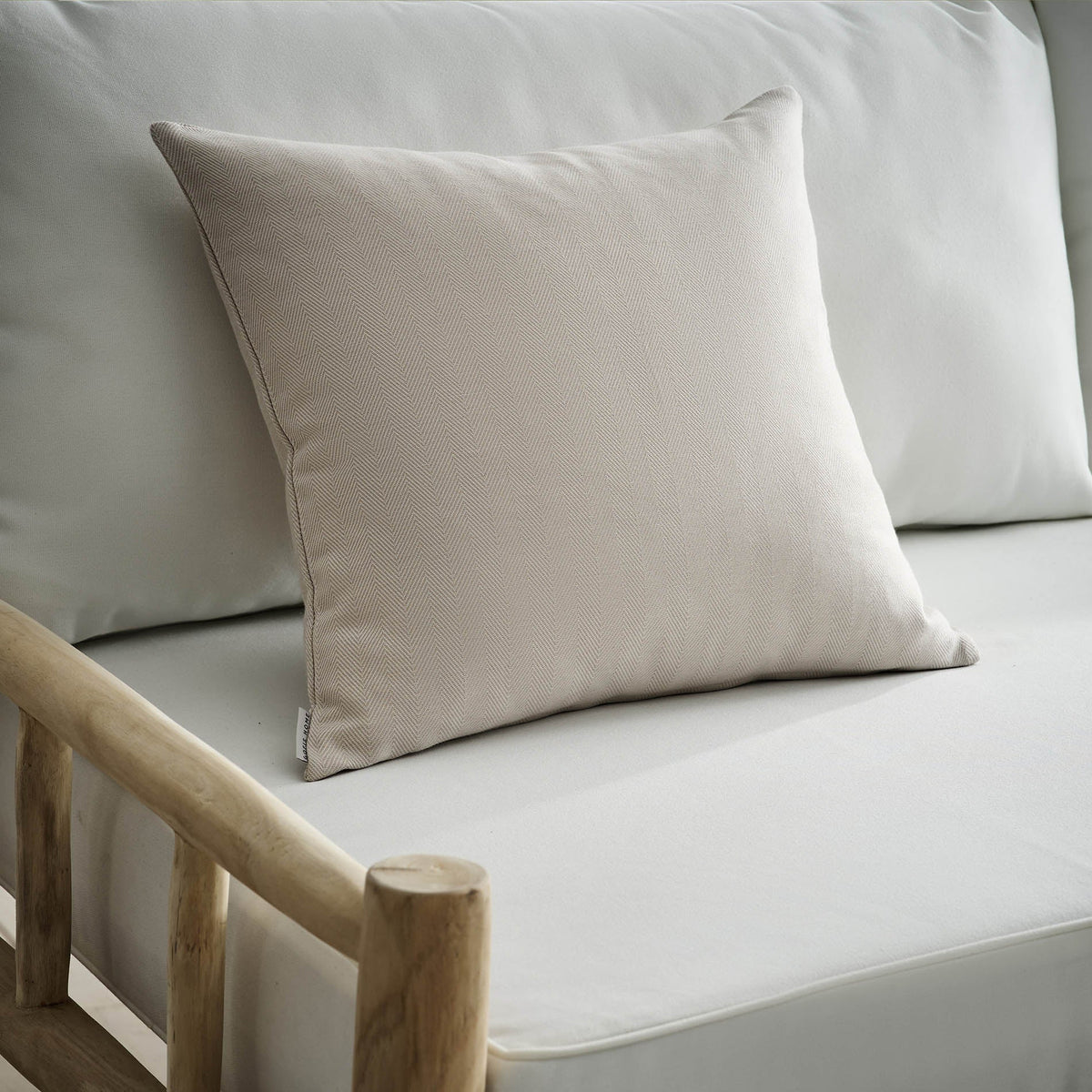 Pillowcase 50x50cm Rene Sand Beige SS24 732