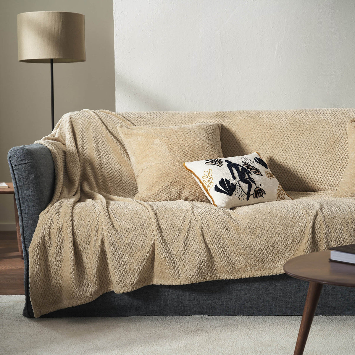 Throw Cinnabar Sesame Beige 115/06