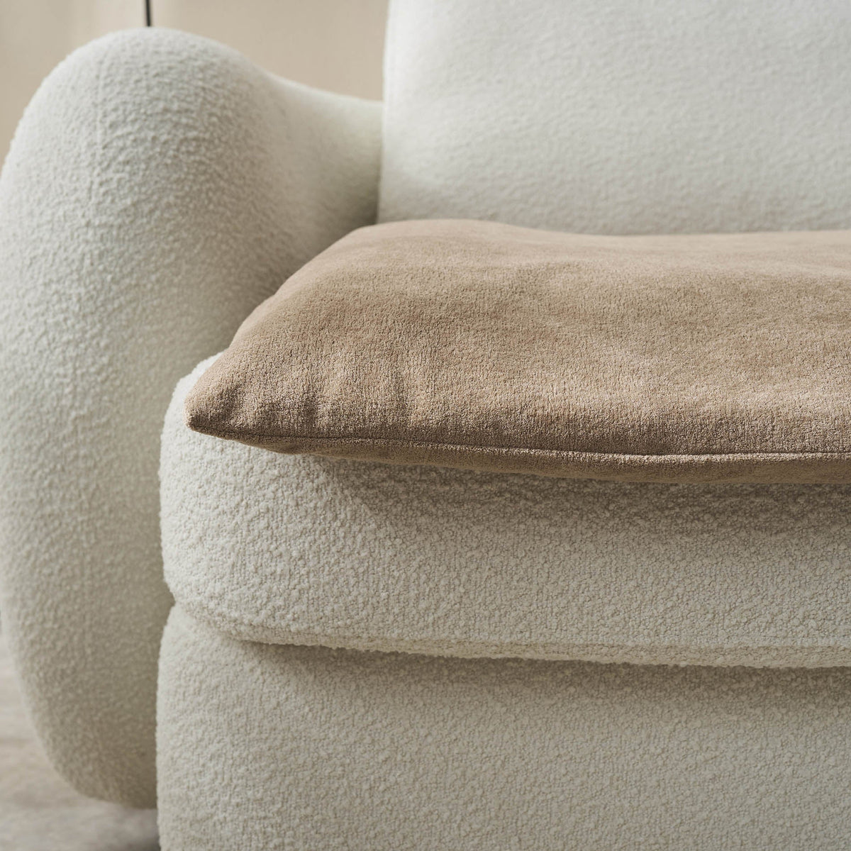 Sofa Topper 80x200cm Nadinia Canvas Beige 137