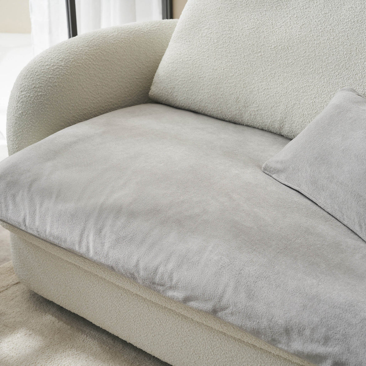 Sofa Topper 80x200cm Nadinia Fog Grey 137