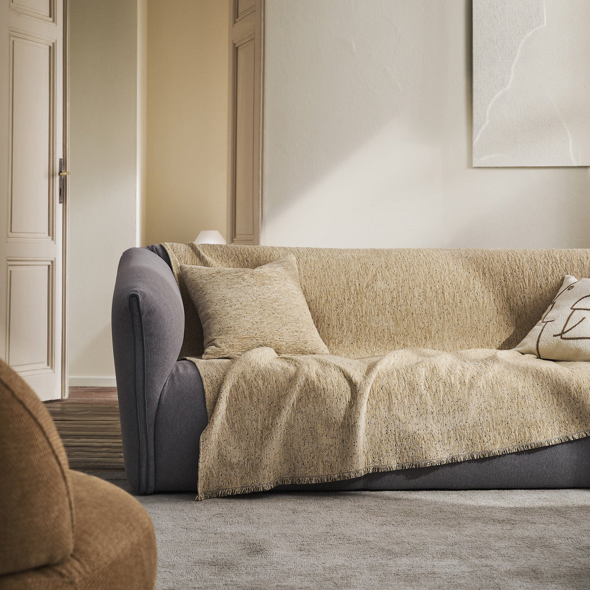 Yrsa Gold Grain Throw 141/04