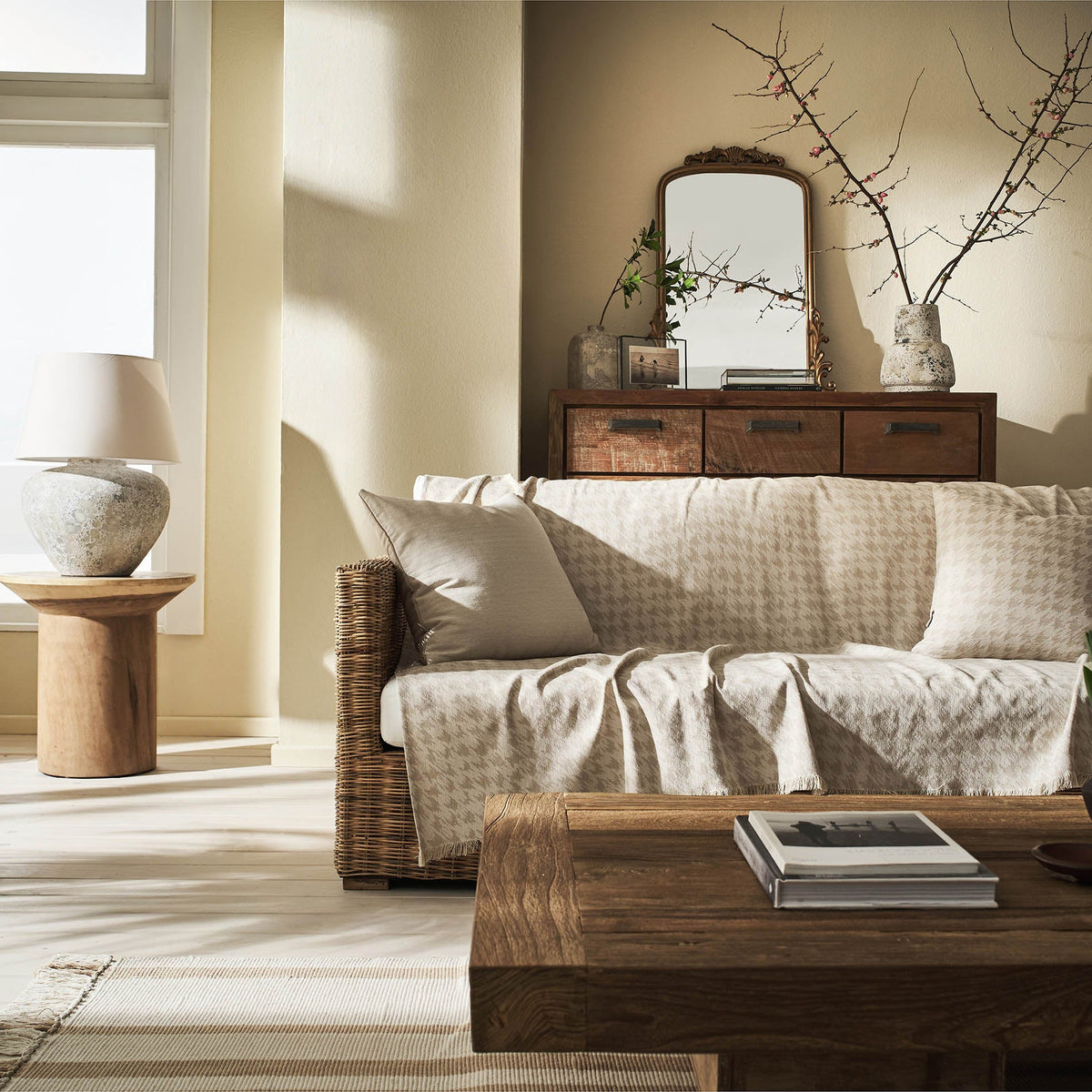 Throw Mireya Natural Beige 252