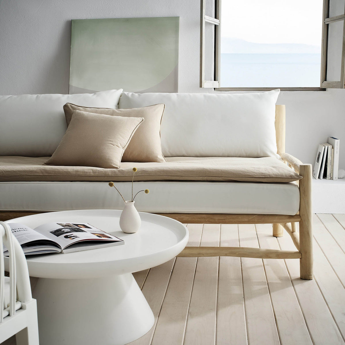 Sofa Topper 80x200cm Valerie Natural Beige 381