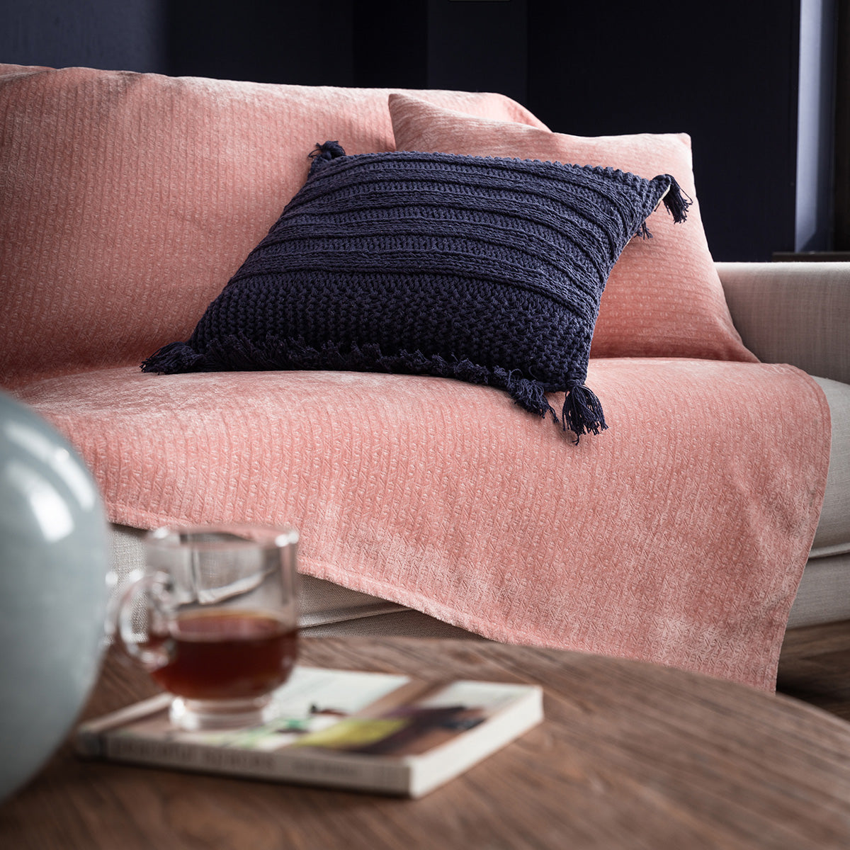 Crab Pink Throw 421/17
