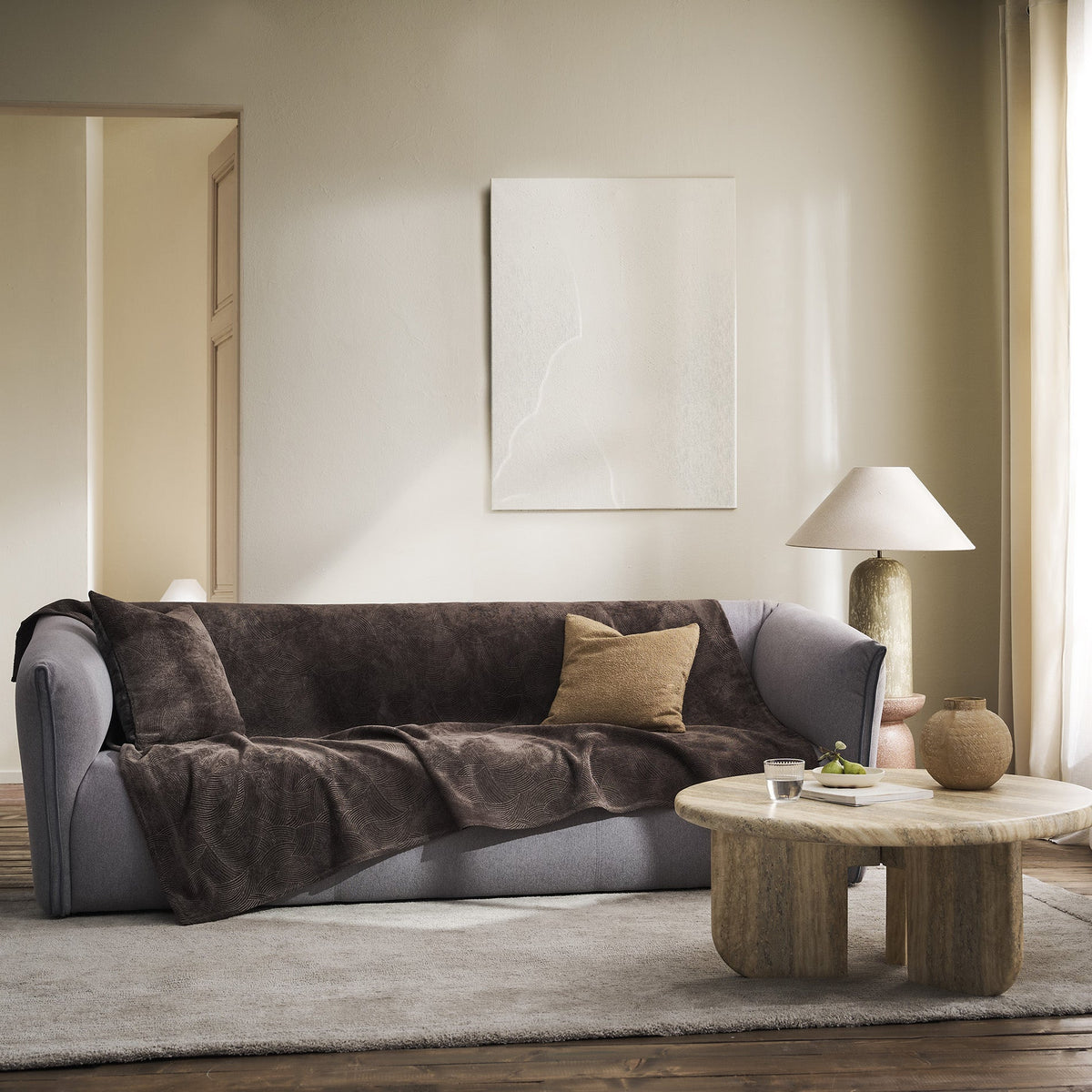 Nimbus Dark Chocolate Throw Pillow 447/41