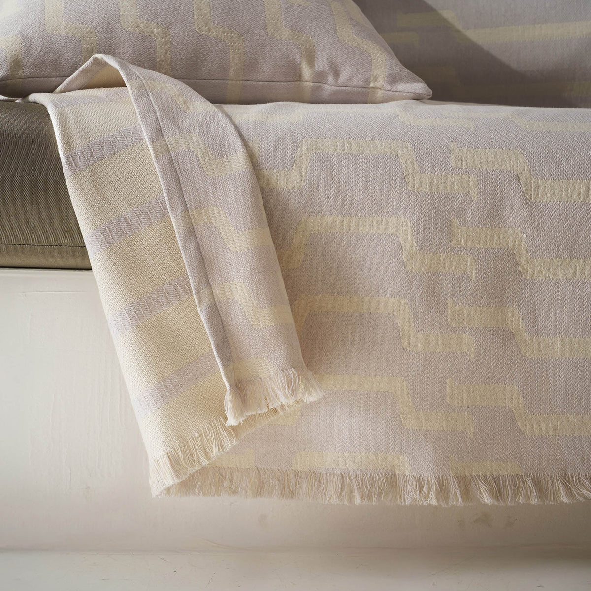sofa throw Clover Silver Grey 558/19