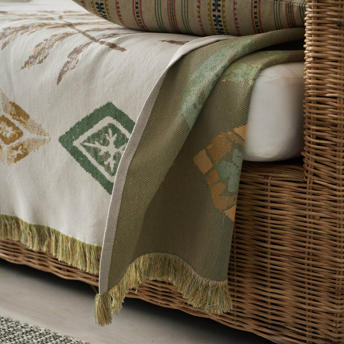 Ριχτάρι διακόσμησης 180x210cm Ishara Garden Green 573/07