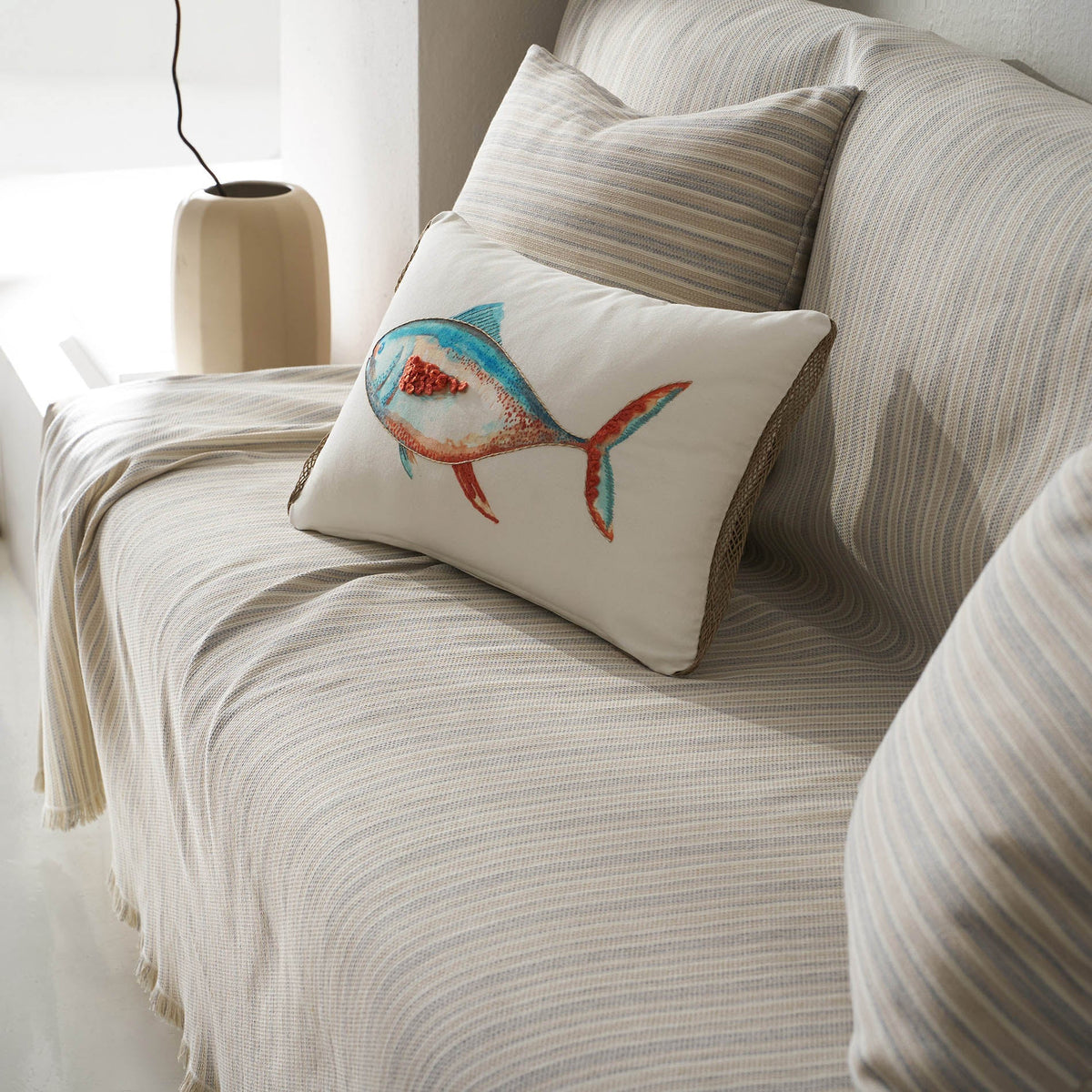 sofa throw Nymeria Light Grey 574/15