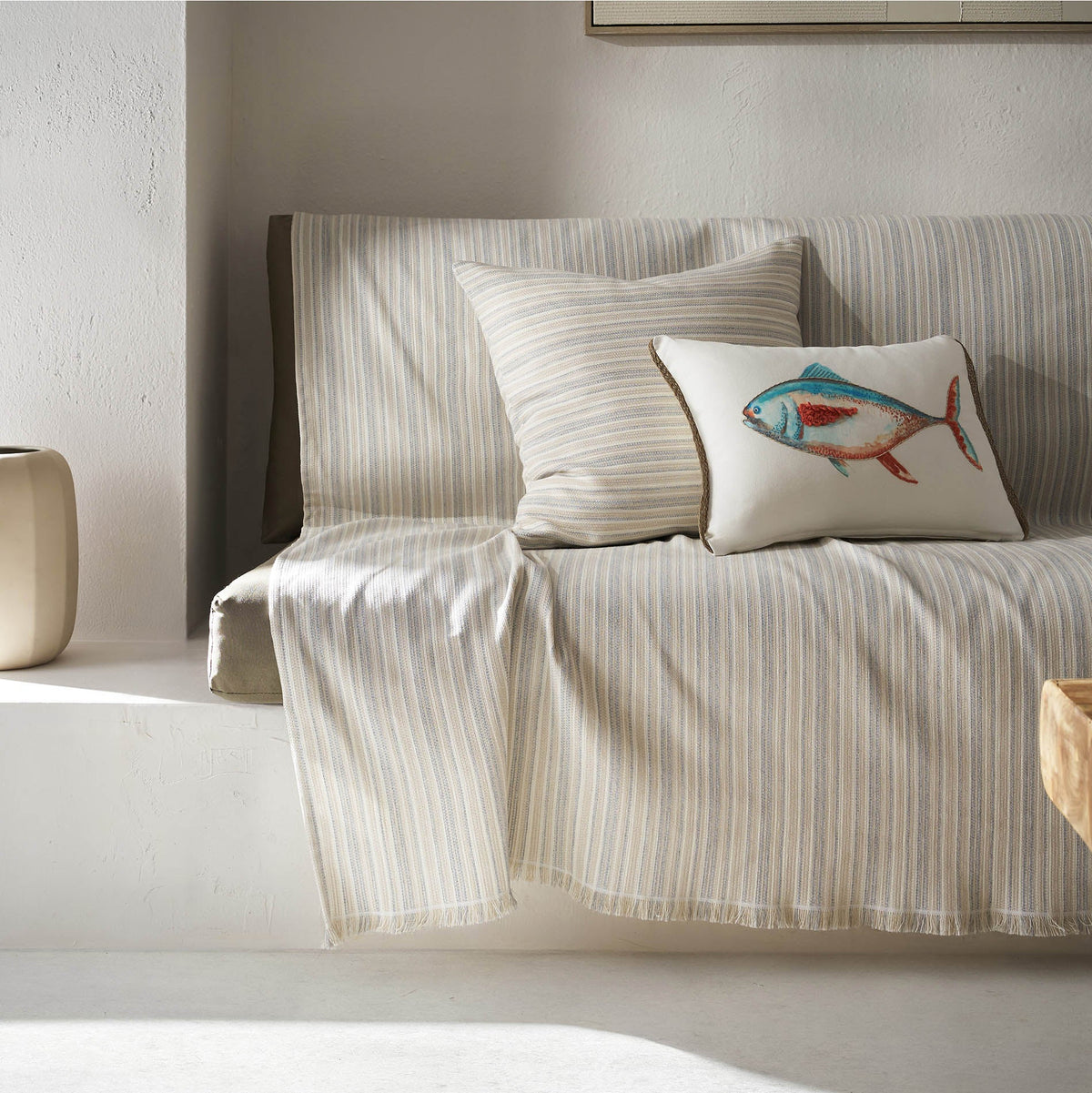 sofa throw Nymeria Light Grey 574/15