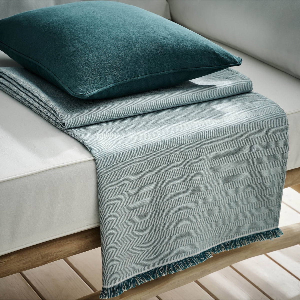 Pillowcase 43x43cm Valerie Viridian Green 381