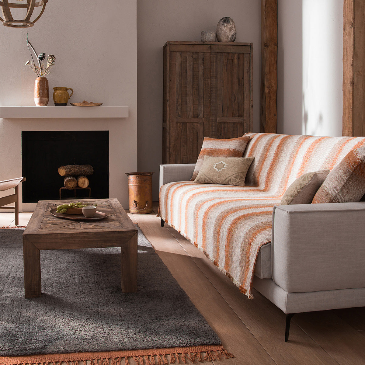 sofa throw Three-seater 180x310cm Groovy Brick 985/12