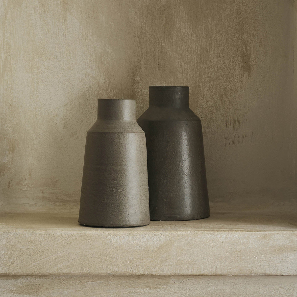 Πήλινο δοχείο Livana Dark Grey 168