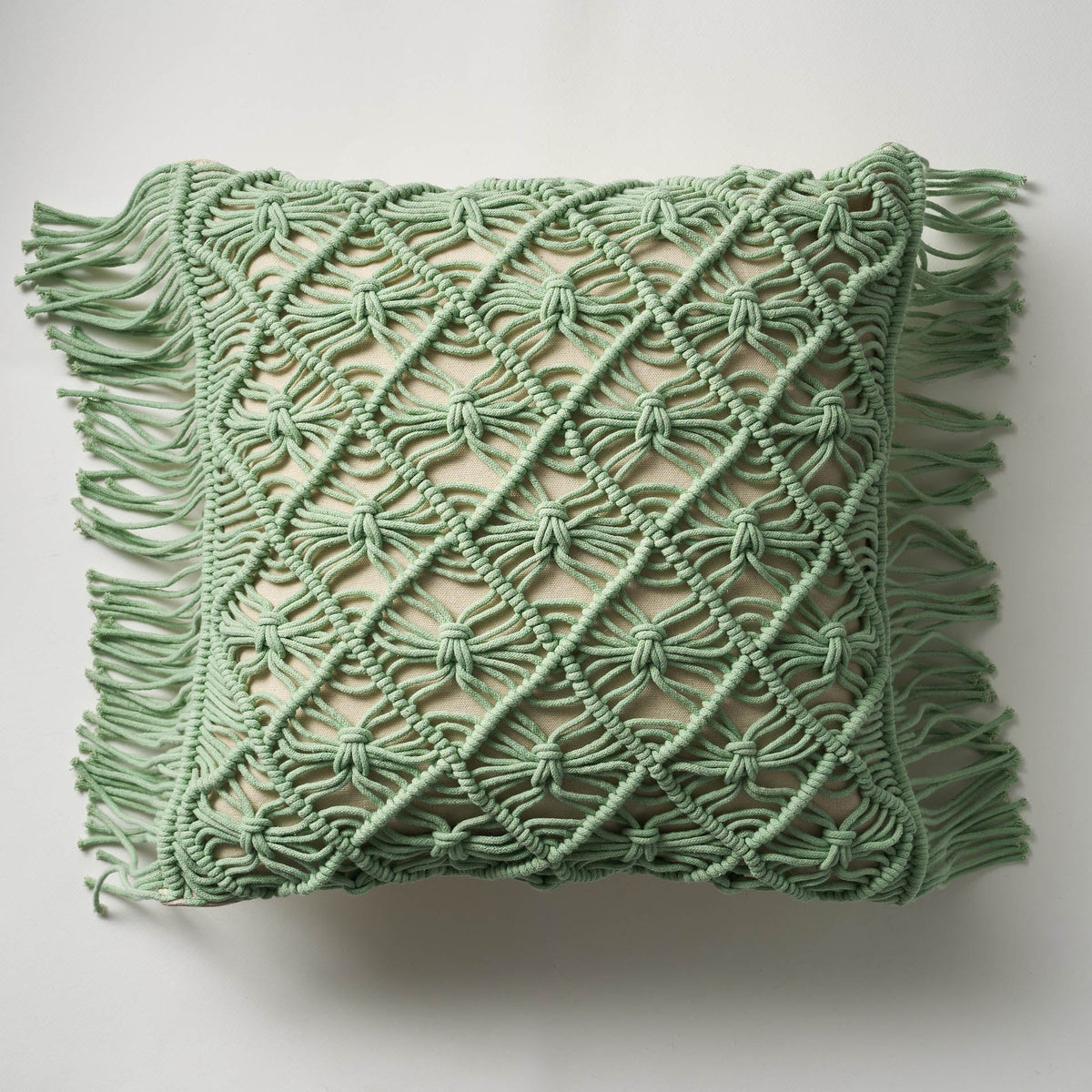 Μαξιλαροθήκη 43x43cm Natural Fog Green 196/18