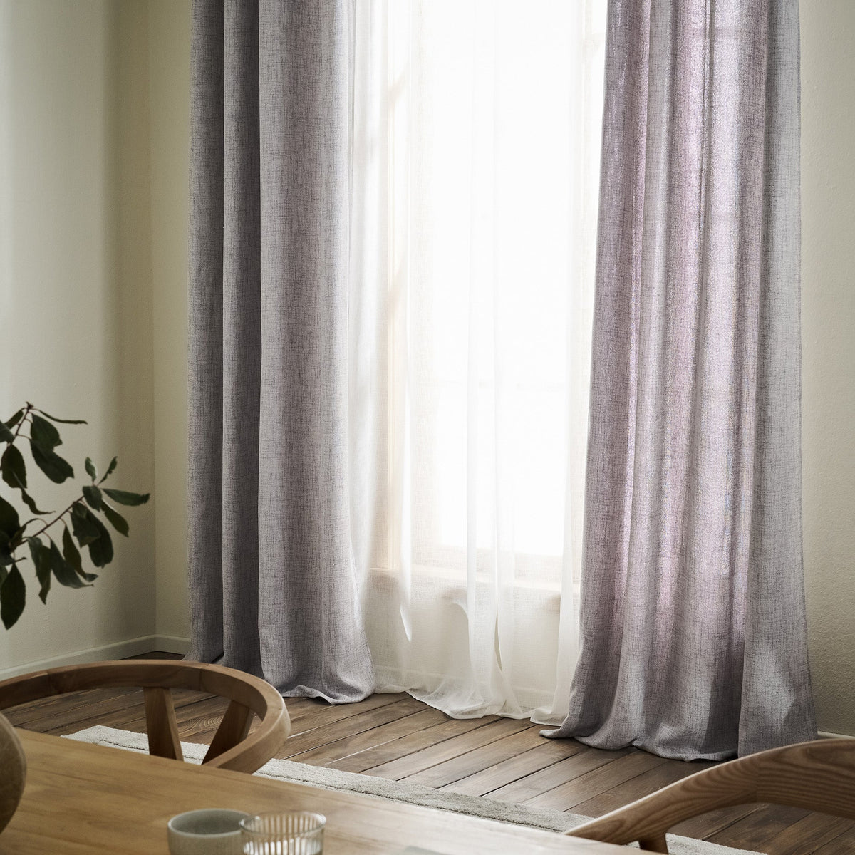 Curtain with studs 140x280cm Magna Grey 495