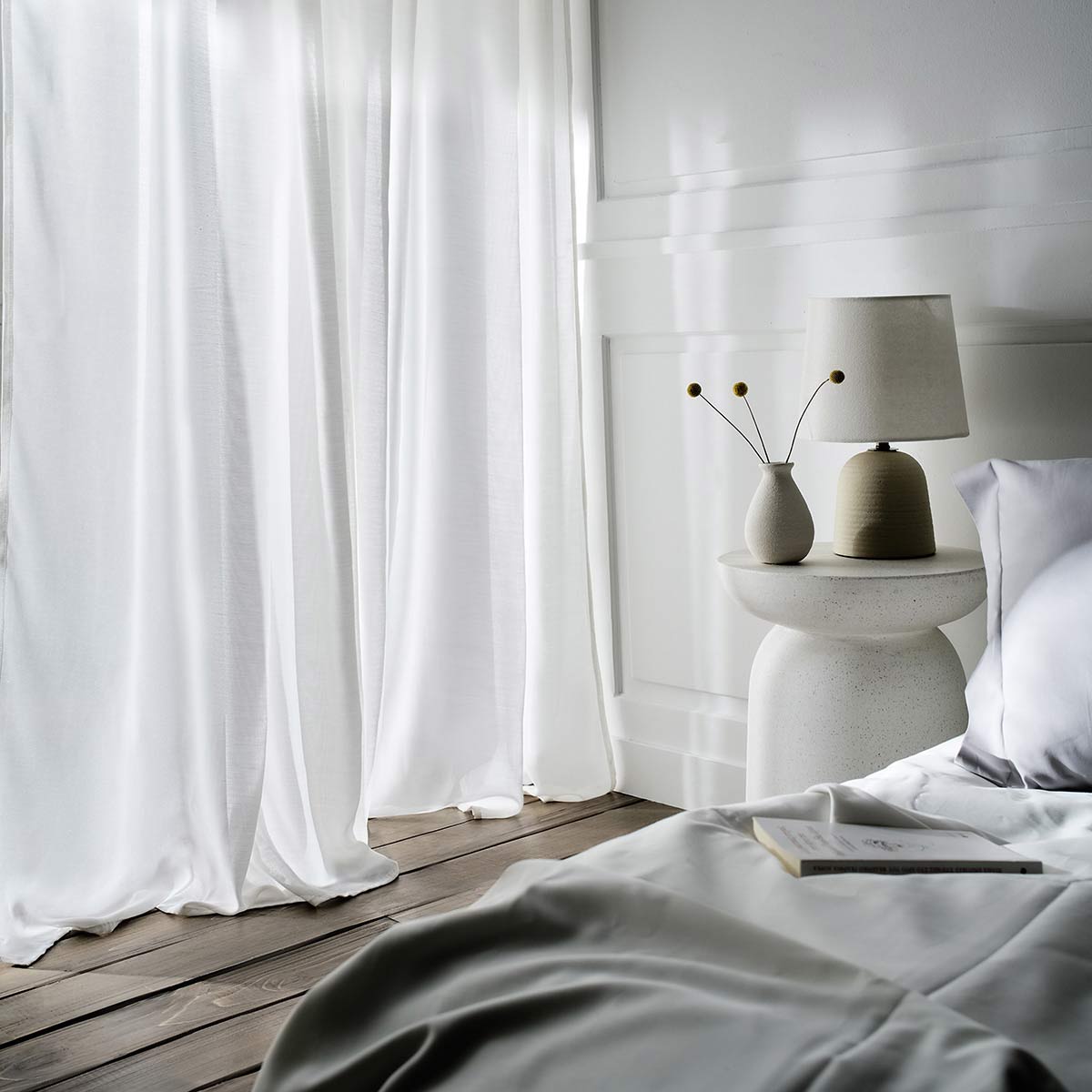 Curtain with studs 140x280cm Renata Offwhite 506/05