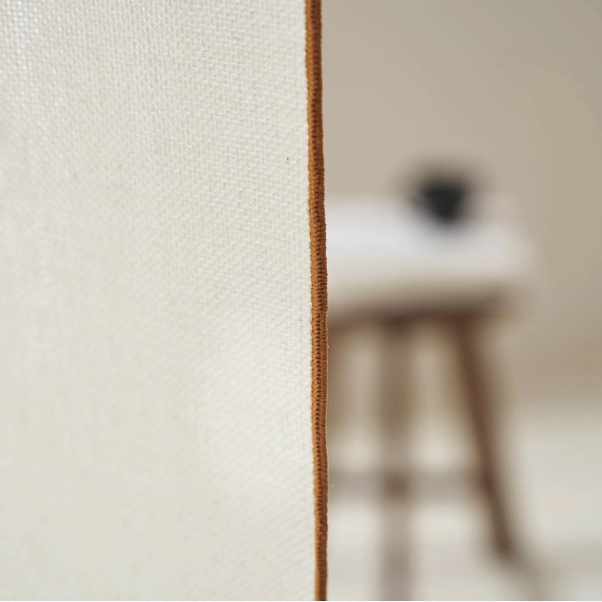 Κουρτίνα με σιρίτι 140x280cm Nedda Brown 614