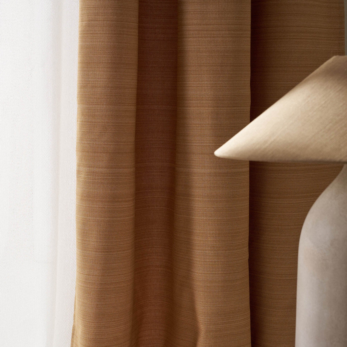 Έτοιμη Κουρτίνα 130x270cm Teyana Mustard Yellow 656
