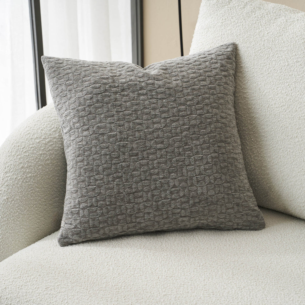 Μαξιλαροθήκη 50x50cm  Ondine Silver Grey 184/15