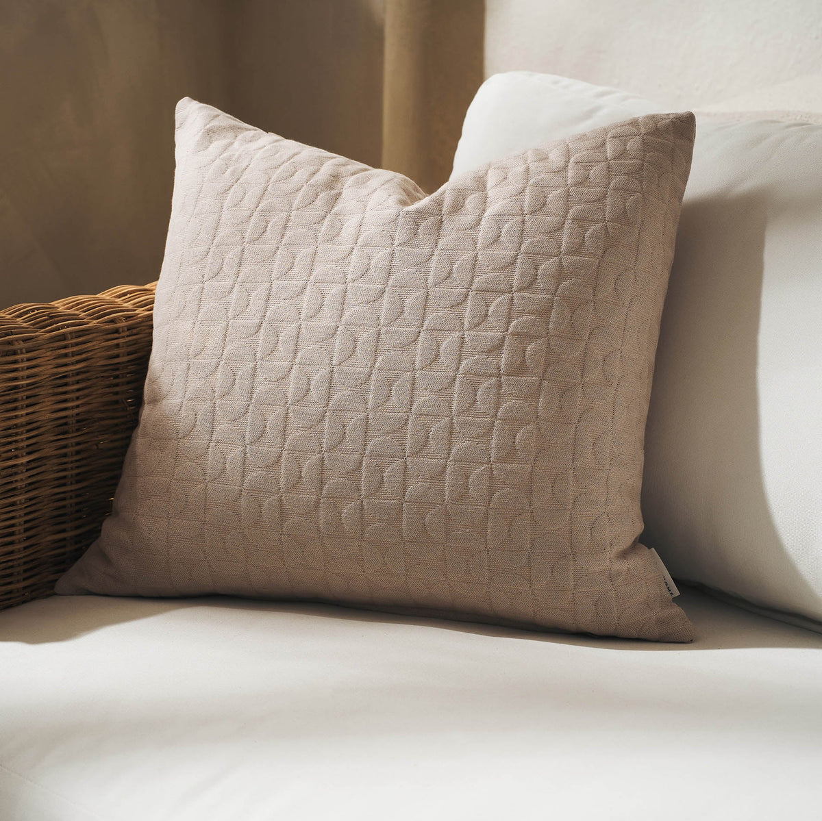 Μαξιλαροθήκη 50x50cm Eliena Warm Beige 402/06