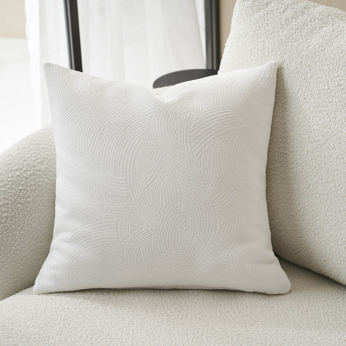 Μαξιλαροθήκη 50x50cm  Nimbus Polar White 447/26