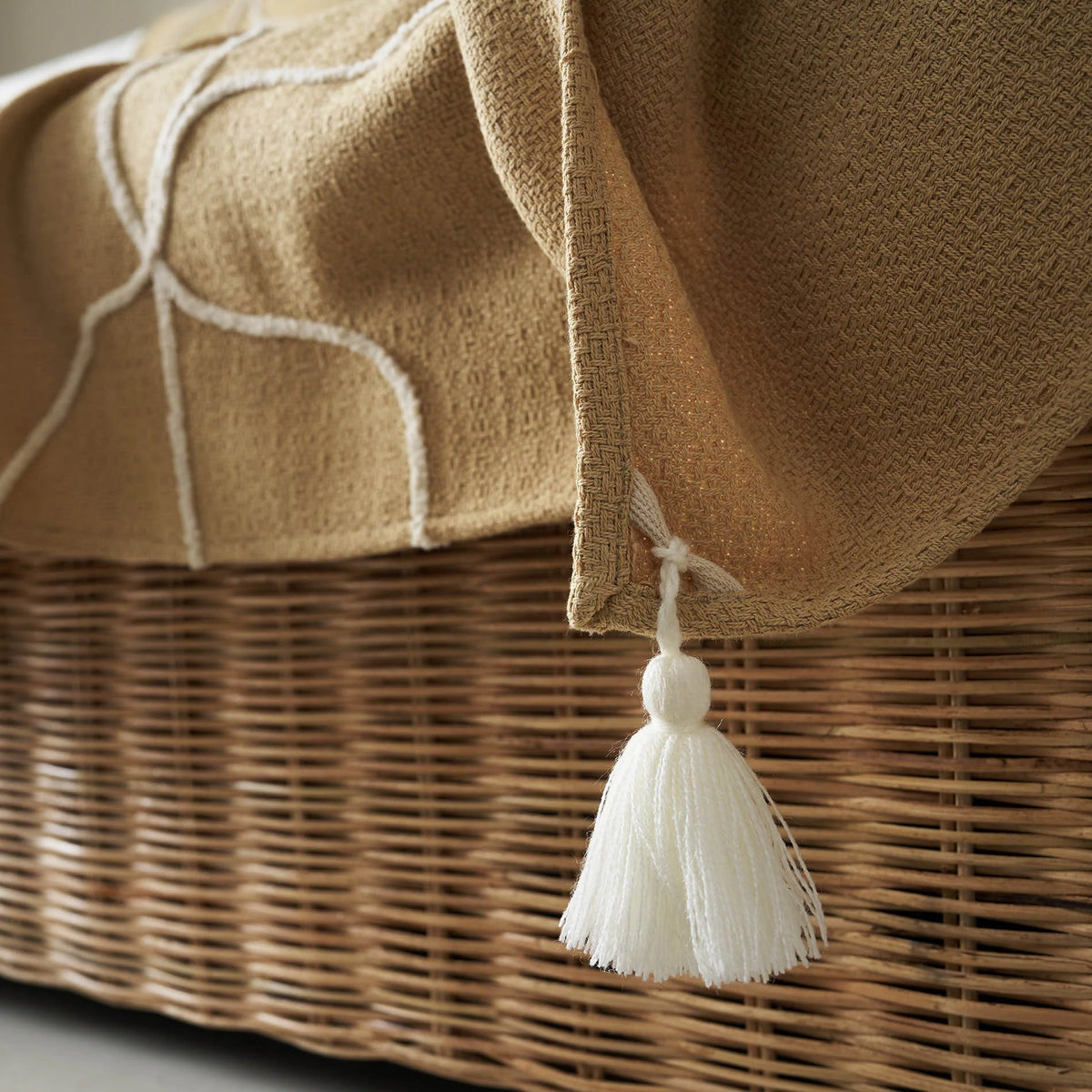 sofa throw decoration 140x180cm Elowen Warm Beige 505