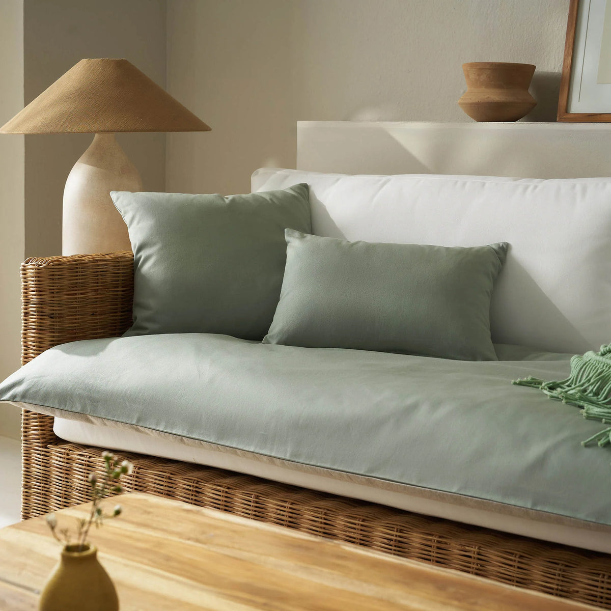 Θήκη Sofa Topper 80x200cm Emory Smoke Green 714