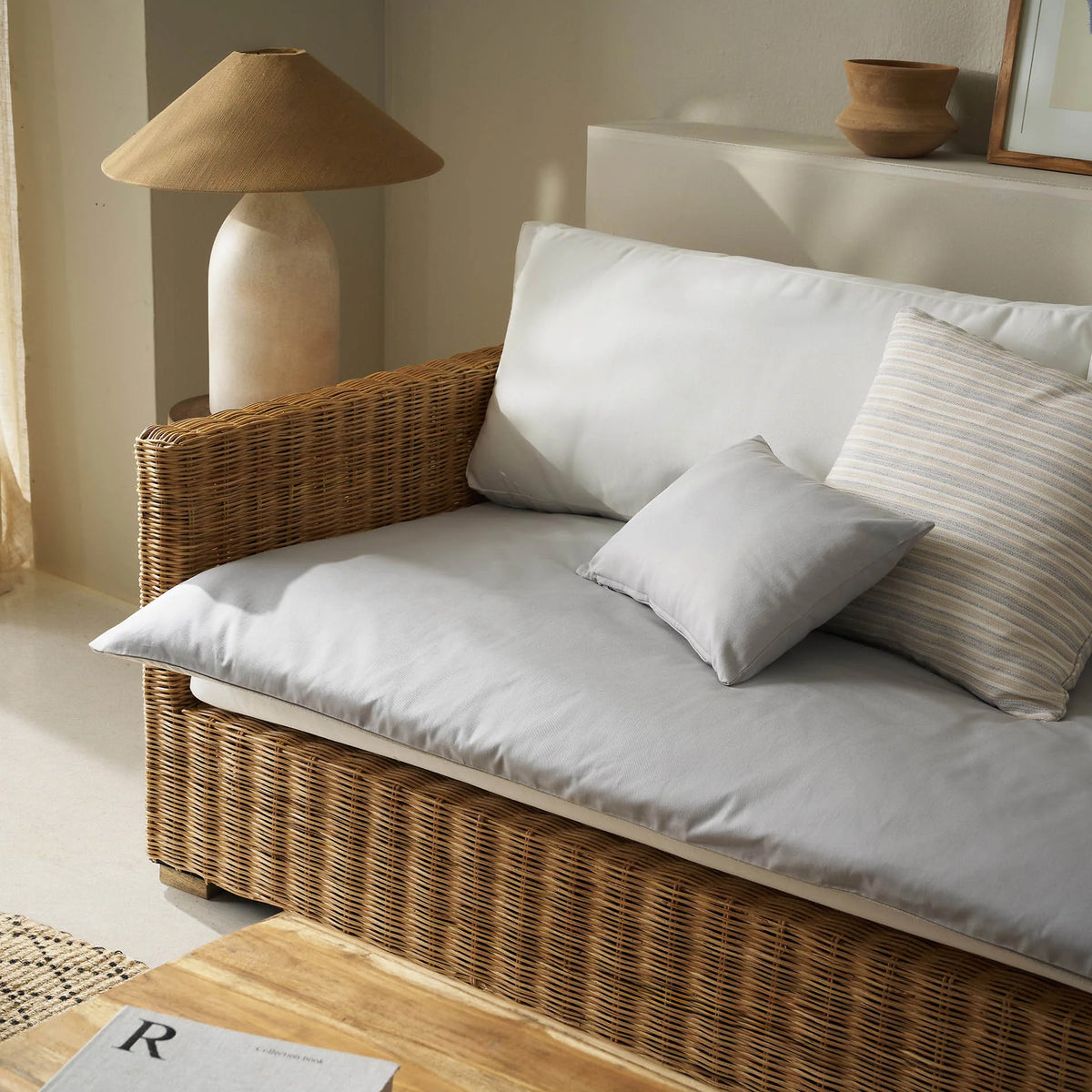 Θήκη Sofa Topper 80x200cm Emory Light Grey 714